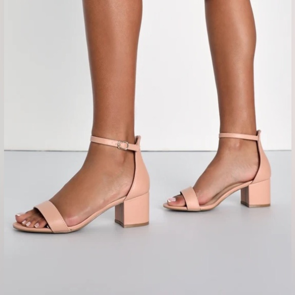 Strap heels